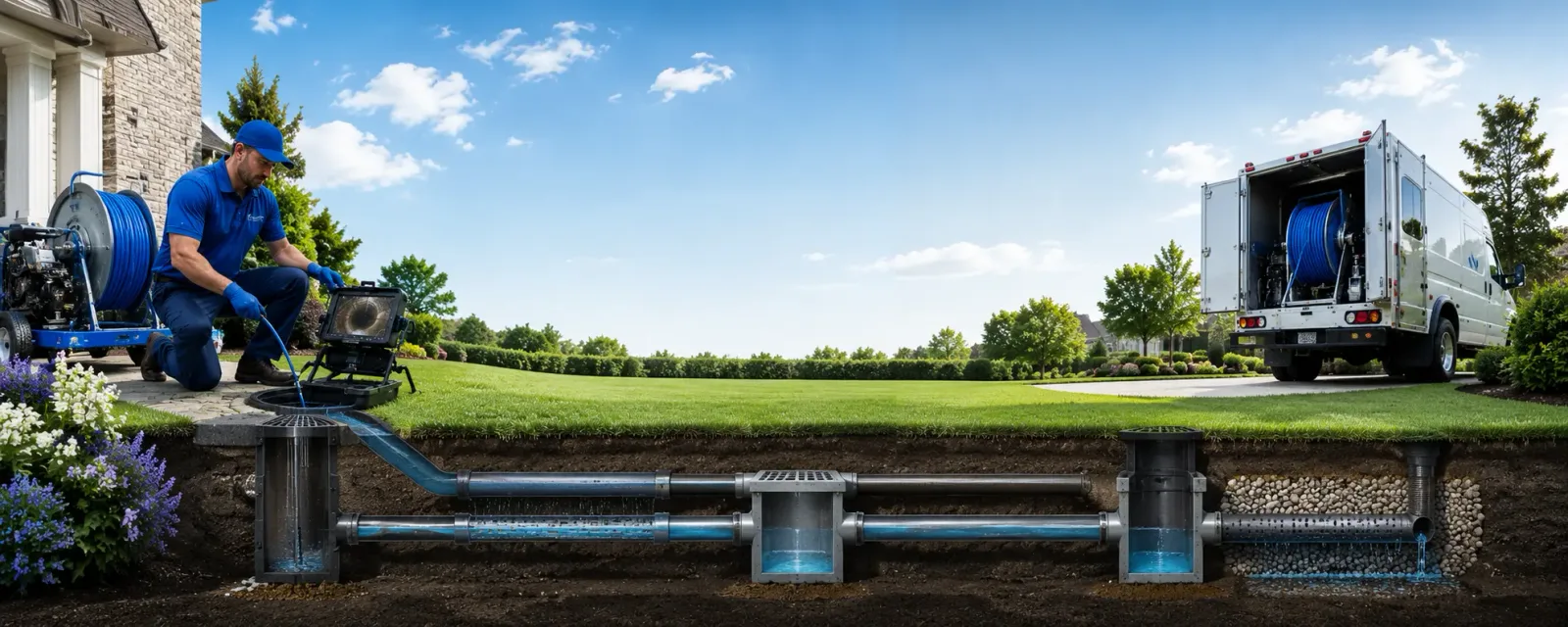 Outdoor drain cleaning information for Kingsburg, CA